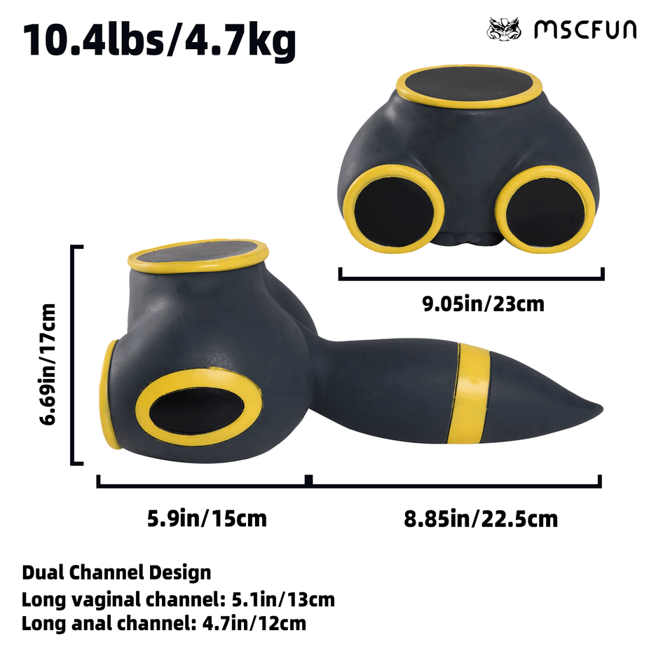 MSCFUN Umbra: 5kg Umbreon Sex Doll Furry pokemon sex doll Butt Masturbator Furry Sex Doll Butt MSCFUN