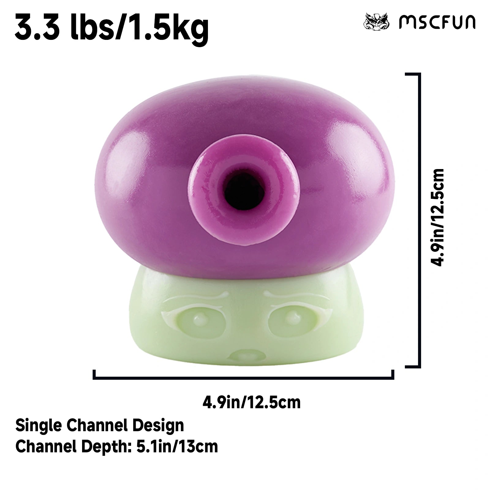 MSCFUN Shroom: 1500g Monster Masturbation Toy Anthro Onahole MSCFUN