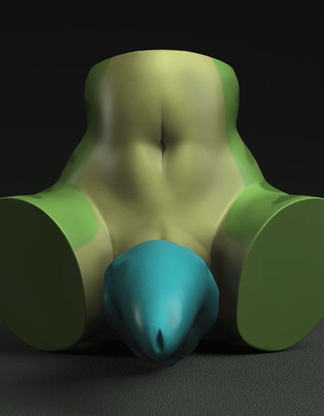 MSCFUN x @DaVaNo_ Finny: 4.6kg Fish-Inspired Furry Sex Doll Butt — Giant Tail & Fantasy Creature MSCFUN