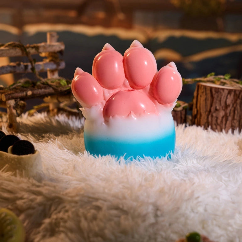 MSCFUN Nicole: 1100g Blue Cat Furry Paw Cat Masturbator Animal Sex Toy MSCFUN