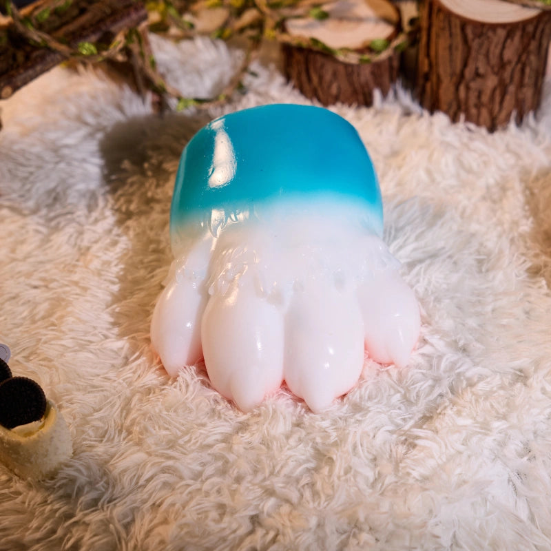 MSCFUN Nicole: 1100g Blue Cat Furry Paw Cat Masturbator Animal Sex Toy MSCFUN
