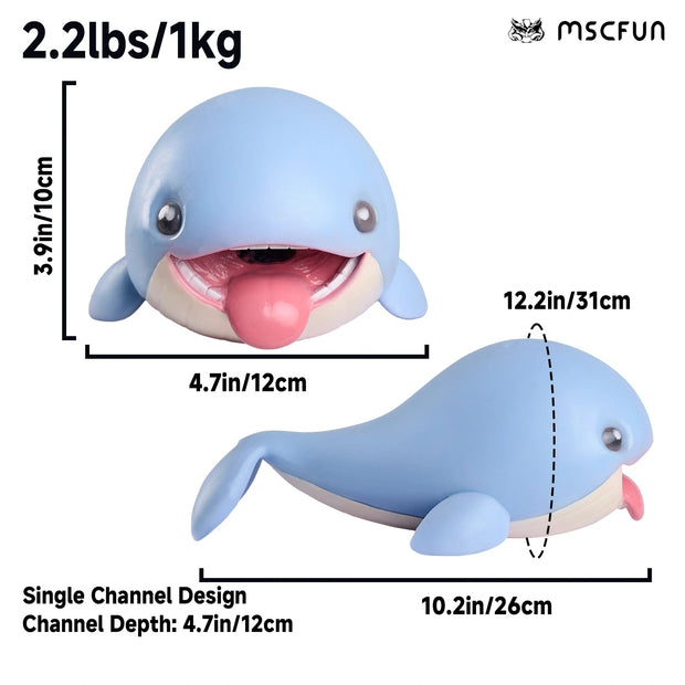 MSCFUN Nereus: 1kg Fantasy Whale Onahole Silicone Furry sex doll Ocean Adult Masturbator MSCFUN