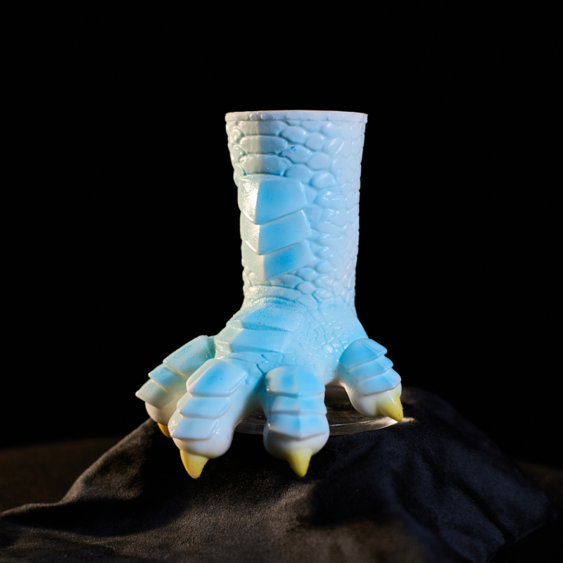 MSCFUN Frost: 450g Blue Dragon Claw Furry Sex Toy Dragon Adult Toy Animal Sex Toys MSCFUN