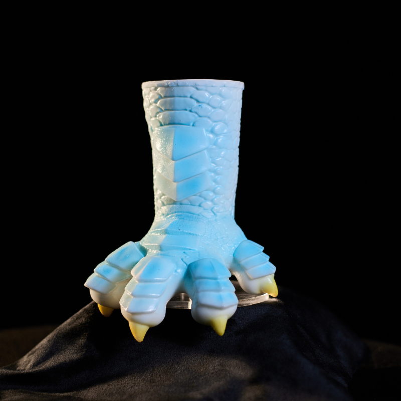 MSCFUN Frost: 450g Blue Dragon Claw Furry Sex Toy Dragon Adult Toy Animal Sex Toys MSCFUN