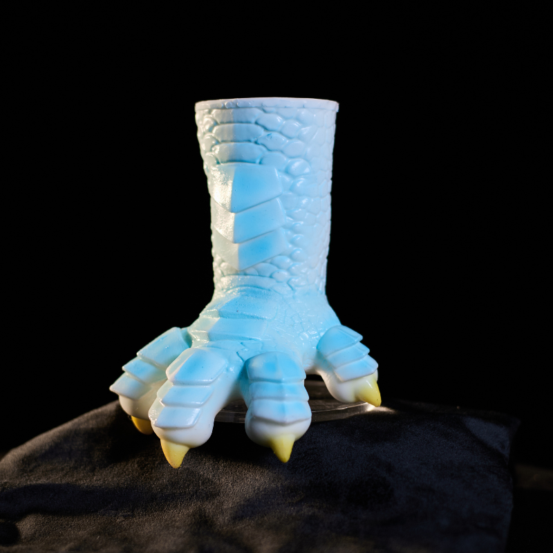 MSCFUN Frost: 450g Blue Dragon Claw Furry Sex Toy Dragon Adult Toy Animal Sex Toys MSCFUN