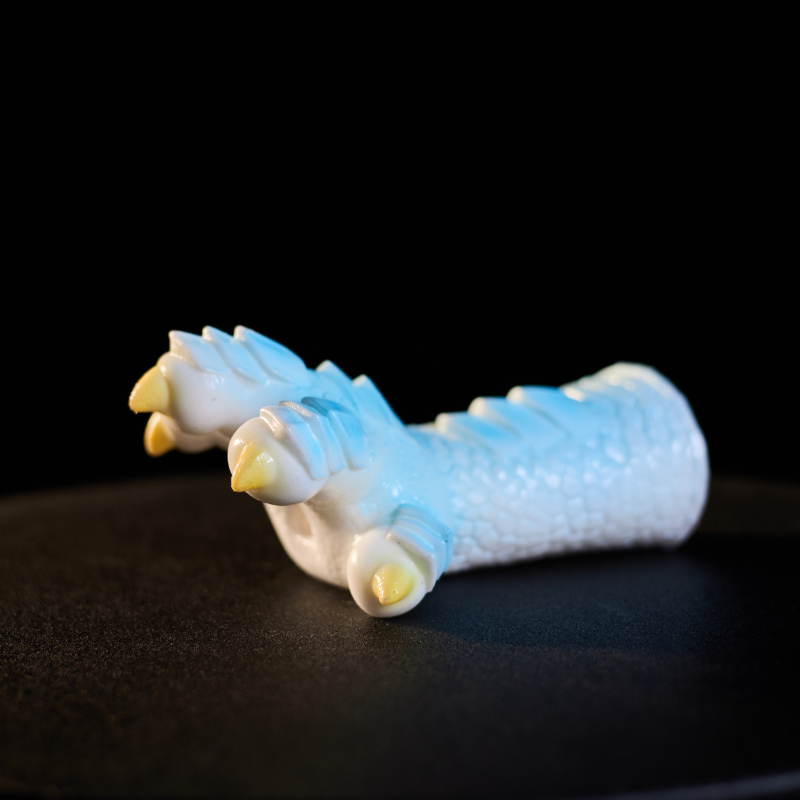 MSCFUN Frost: 450g Blue Dragon Claw Furry Sex Toy Dragon Adult Toy Animal Sex Toys MSCFUN