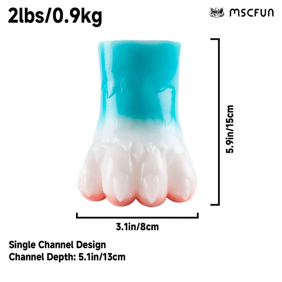 MSCFUN Neko: 900g Blue Cat Furry onahole Masturbator Animal sex doll MSCFUN